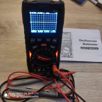 Predám nový digitálny osciloskop – multimeter GD188 - 10