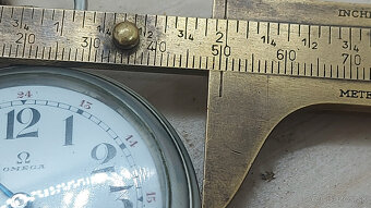 Predám funkčné vreckové hodinky OMEGA s retiazkou 50mm - 10