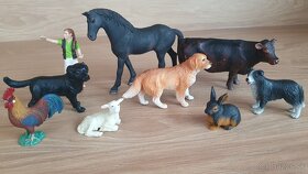 Schleich figurky z farmy, koně, jezdkyně, postavy - 10