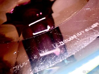 Fialová uranova vaza ART Deco top stav - 10