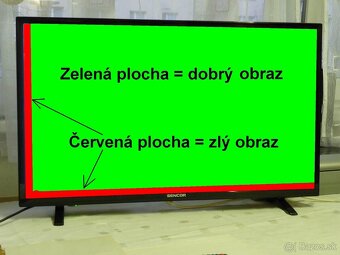 Predám poškodený televízor SENCOR 32" (81cm) + DVD - 10