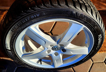 alu R17 5x100 zimné pneu, VW Polo /+ Škoda Fábia, Ibiza, A3 - 10