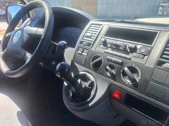 VW T5 1,9TDI 3 MIESTNE PRACOVNÉ AUTO - 10