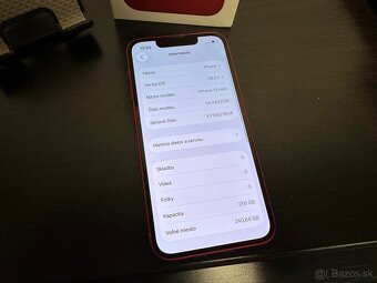 iPhone 13 Mini 256Gb Red 100% Zdravie Batérie - 10