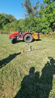 Práce s malotraktorom , kosenie , mulčovanie - 10