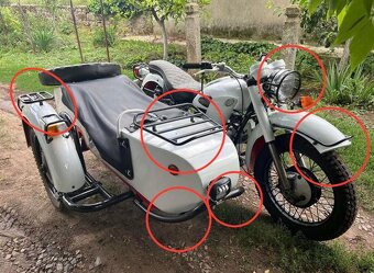 Plachta na sajdu sedli sedačka nosič ochranný rám motoru - 10