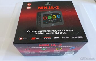 Atomos Ninja-2 – ako nový, 1× použitý, komplet balenie + nov - 10