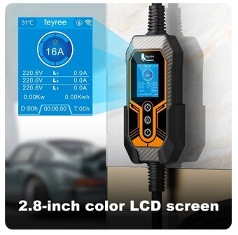 Predám NOVÚ nabíjačku WALLBOX 11kW/16A na EV a PHEV TYP2 - 10