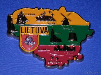 Kovové magnetky LITVA - 10