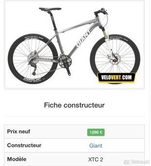 Giant XTC 26” L, 10.6kg - 10