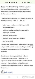 Kuchynský drez Alveus Pure 20 nerezová oceľ - 10