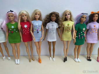 Oblečenie šaty na bábiky Barbie Ken deti Rainbow high LOL - 10