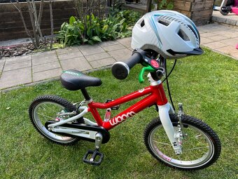 Woom 2 s original stojanom a prilbou 46-51cm - 10