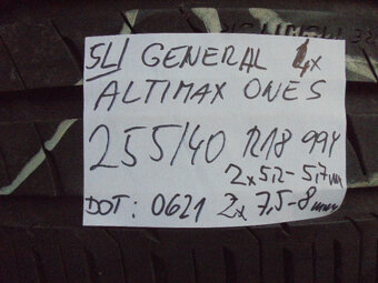 General Tire Altimax One S 255/40 R18 99Y č.5L - 10