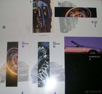 Prospekty katalog BMW 8 E31 850 840 M3 E46 6 E24 Z1 7 E38 M5 - 10