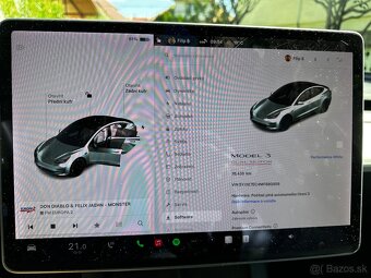 Tesla model 3 ✅ Performance ✅ Refresh ✅ Biely interier - 10