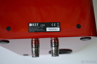 KEF LS50 Speakers Limited Edition Racing Red Speakers - 10