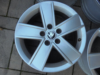Alu disky Škoda 5x100, pneu 215/45 R16 č.12d - 10