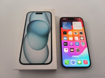 apple iphone 15 128gb Blue / Batéria 100% - 10