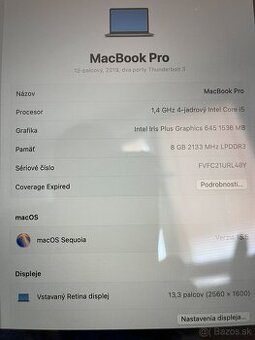 MacBook Pro 13" (2019) Touch Bar – výborný stav - 10