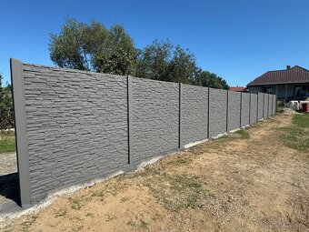 Betónový ploty Slovenské výrobky- AJ S MONTAŽOU NA KĽÚČ - 10