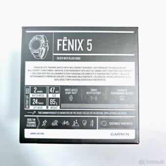 predám GARMIN Fenix 5 silver 47mm - 10