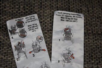 Babybjorn nosič 3,5-15kg - klokanka - 10