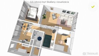 HALO reality - Predaj, trojizbový byt Skačany + polizba - EX - 10
