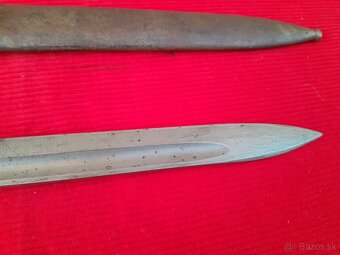 Bodák Mannlicher 1895 poddôstojník ČSR,bodák pre mužstvo. - 10