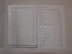 Elektrónky cca 500 kusov+21TE31,pätice,relé,konektory - 10