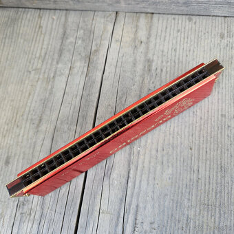 Predám dve vintage ústne harmoniky M.Hohner a Blessing - 10