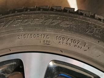 Ford Transit - originál 17" alu disky s letnými pneu 5x160 - 10