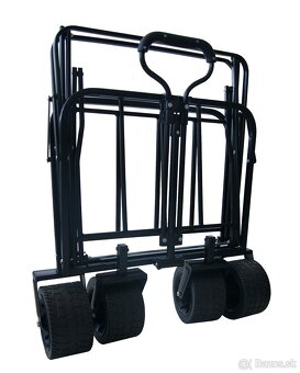 Skladací prepravný vozík PREMIUM - hrubé kolesá - 10