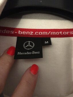 MERCEDES benz originál damska mikinka white S/M - 10
