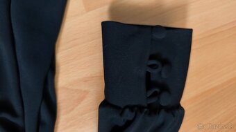 Čierne zavinovacie šaty - 10