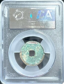 2ks Čínske mince z dynastie Ming 1368-1398 certifikát ACCA - 10