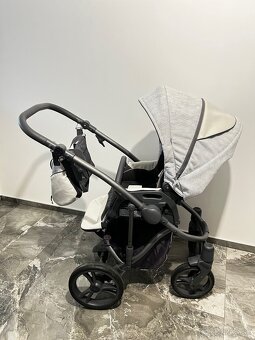 Kočík Bebetto bresso grey 22 + vajičko Bobostello Mars - 10
