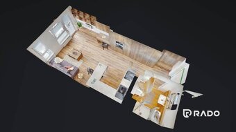 RADO | Nájom garsónka, 34 m2 | kryté parkovanie | Odevná, Tr - 10
