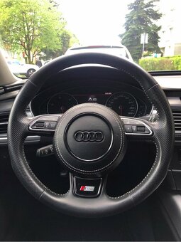 Kryt airbagu puzdro AUDI potiahnutý kožou a čiernym logom - 10