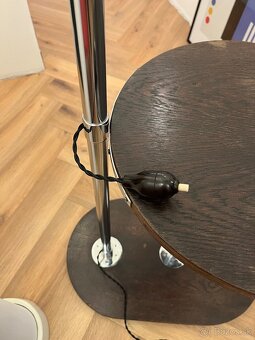 Podlahová chrómovaná lampa - funkcionalizmus - 10