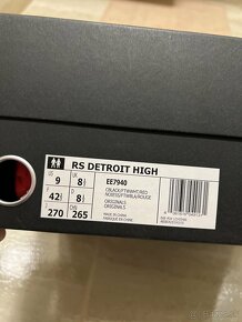 Adidas x Raf Simons Detroit High čierne 42,5 - 10