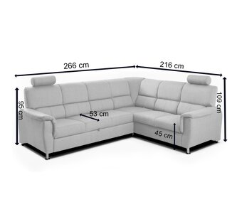 Sedacia súprava s kreslom a taburetkou - 10