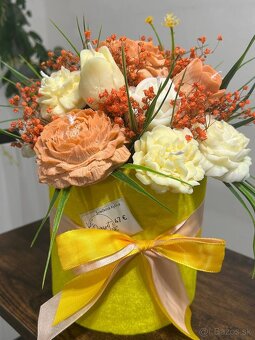 Sviečky a sviečkove kytice, darčekové balenia - 10