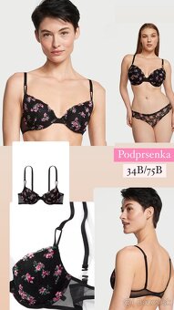 Victoria’s Secret kvetinkova podprsenka 75B - 10