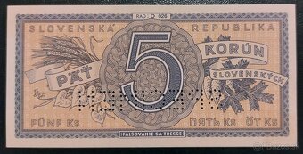 Bankovky II. Slovenský štát od roku 1940 do 1945 - 10