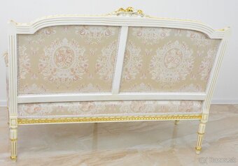 Zámecké řezbované sofa - čalouněné - 10