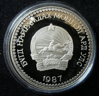 Mongolské zberateľské strieborné mince - 10