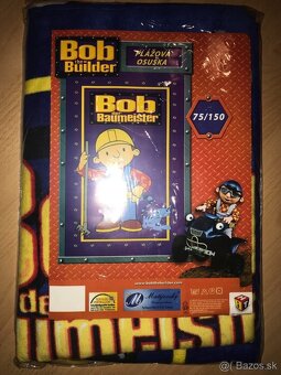 SADA BOB STAVITEĽ: obliečky + osuška + vankúšik + darček - 10