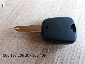 Obal klúča na peugeot alebo citroen z logom - 10