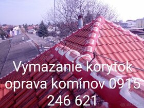 Vymazávanie korýtok oprava komínov 0915246621 - 10